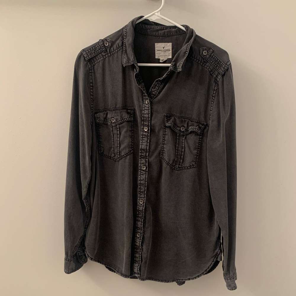 Boyfriend Fit American Eagle Button Down